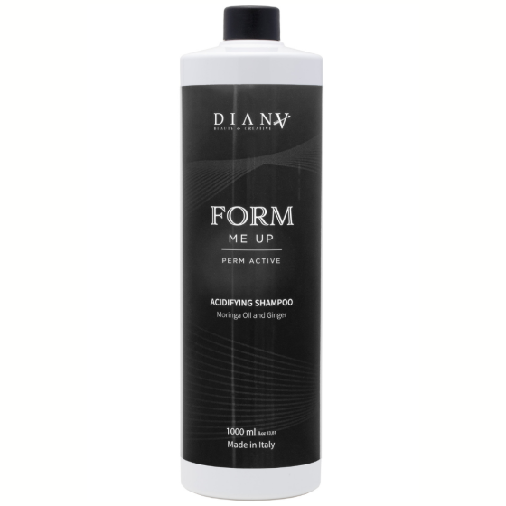 FORM ME UP Perm Active Acidifying Shampoo 1000 ml - z olejem moringa i imbirem