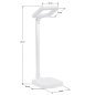 Bureaulamp Elegante LED Square 804 voor professionele beauty-, nagel- en cosmetische behandelingen met helder werklicht