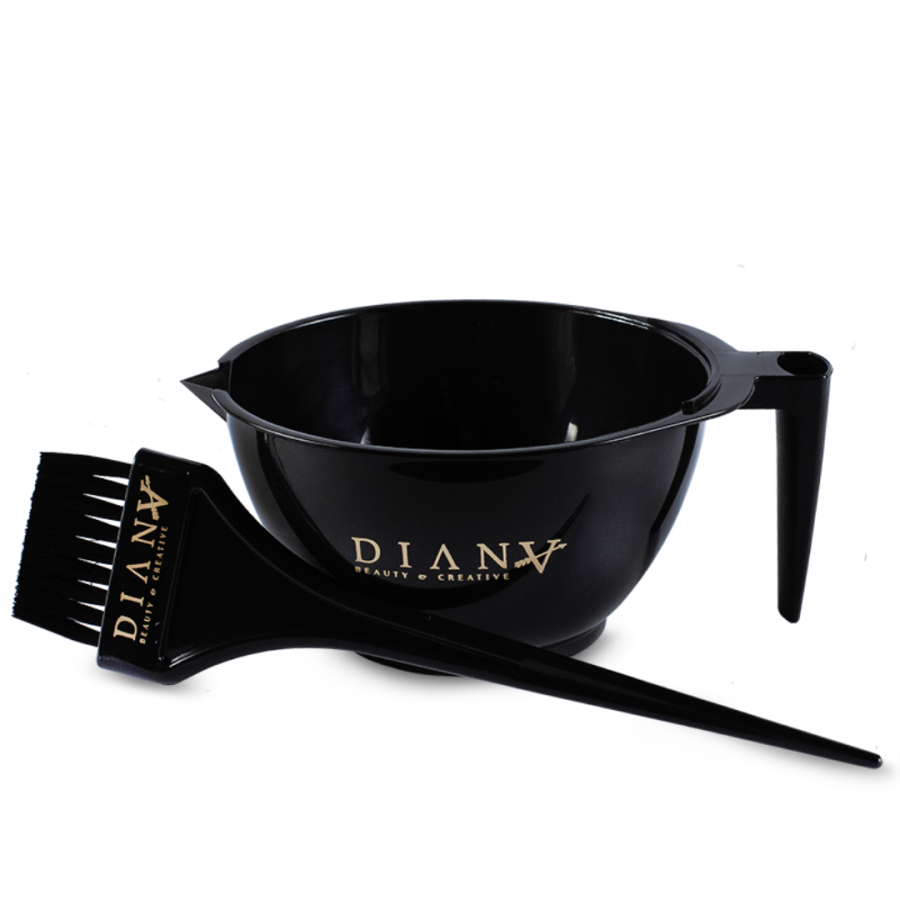 Bowl with brush for treatments set