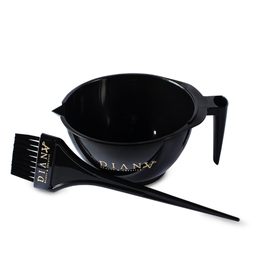 Bowl with brush for treatments set