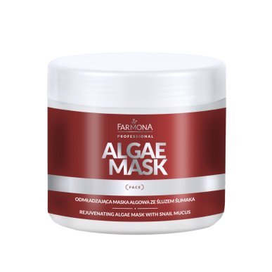 Verjongend algengezichtsmasker Farmona met slakkenslijm 160 g voor professionele gezichtsverzorging in de salon