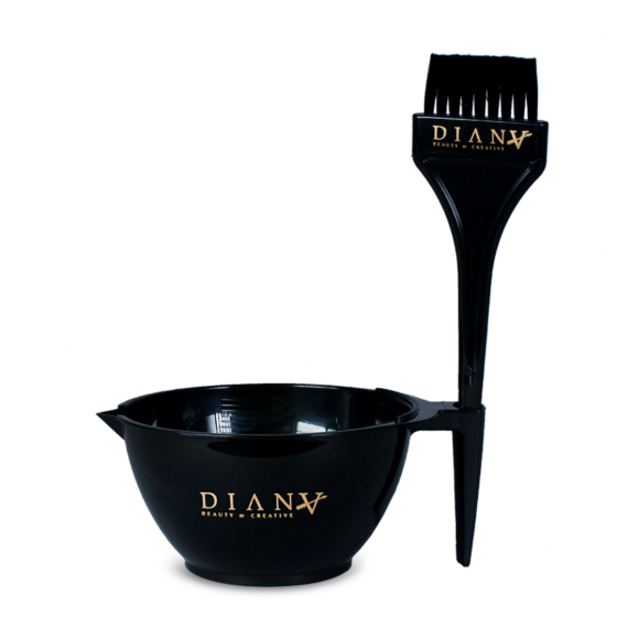 Bowl with brush for treatments set