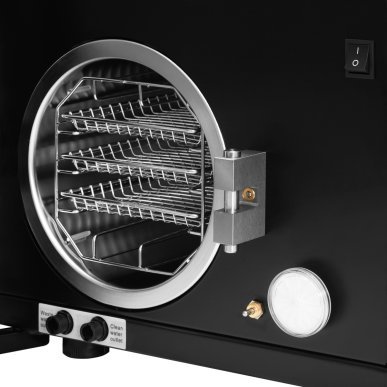 Klasse B autoclaaf Lafomed LFSS12AA Standard Line zwart 12 L met printer voor instrumentsterilisatie in salon en praktijk