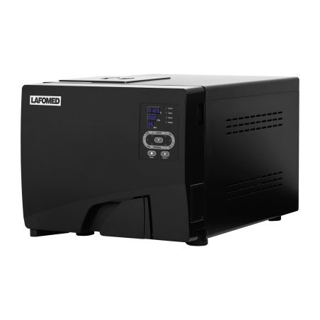 Klasse B-autoclaaf Lafomed LFSS08AA LED Standard Line 8 L zwart met printer voor professionele instrumentsterilisatie