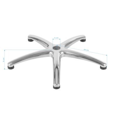 Voet voor kappersstoel Gabbiano Cross L008 voor professionele saloninrichting en praktische organisatie van het werk