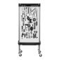 Kappers trolley Gabbiano X11-9 wit met graphics voor georganiseerde salonbenodigdheden en professioneel kapperswerk Kappers trolley Gabbiano X11-9 wit met graphics voor georganiseerde salonbenodigdheden en professioneel kapperswerk