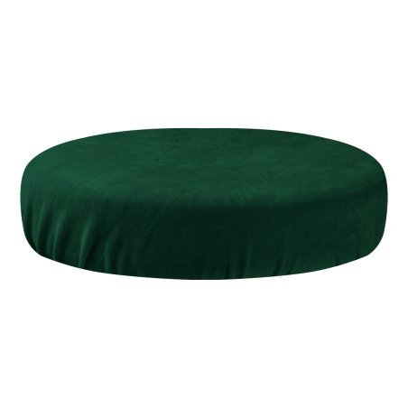 VELOUR COVER STOOL BOTTLE GREEN
