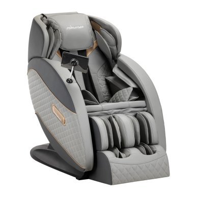 Massagestoel Sakura Standard 801 grijs voor salon en wellness met compressiemassage, Bluetooth en sfeerverlichting