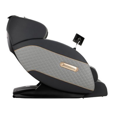 Massagestoel Sakura Standard 801 grijs voor salon en wellness met compressiemassage, Bluetooth en sfeerverlichting