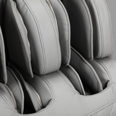 Massagestoel Sakura Standard 801 grijs voor salon en wellness met compressiemassage, Bluetooth en sfeerverlichting