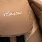 Professionele massagestoel Sakura Standard 801 bruin met compressiemassage voor wellness in salon en praktijk