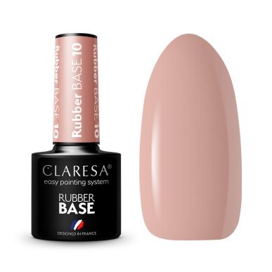 Hybride rubber base 10 Claresa 5 g voor manicure, pedicure en hybride nagelstyling in de professionele salon
