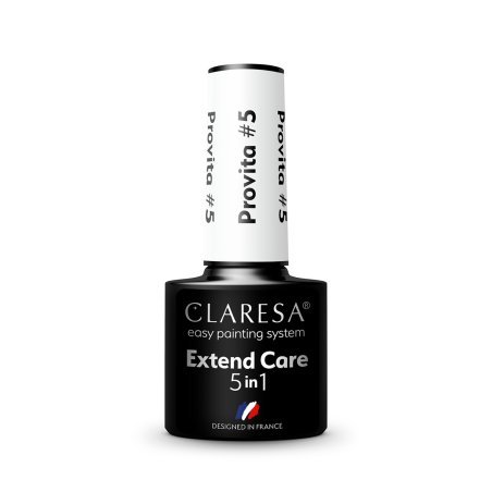 Hybride base Extend Care 5 in 1 Provita 5 Claresa 5 g voor professionele manicure, pedicure en hybride nagelstyling