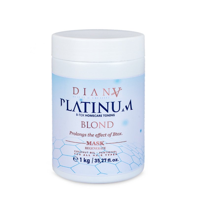 Platinum masker voor blond haar na haarbotox 1000 g