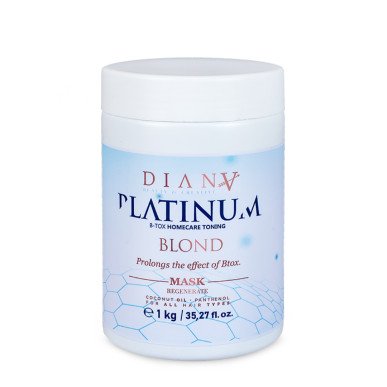 Platinum masker voor blond haar na haarbotox 1000 g