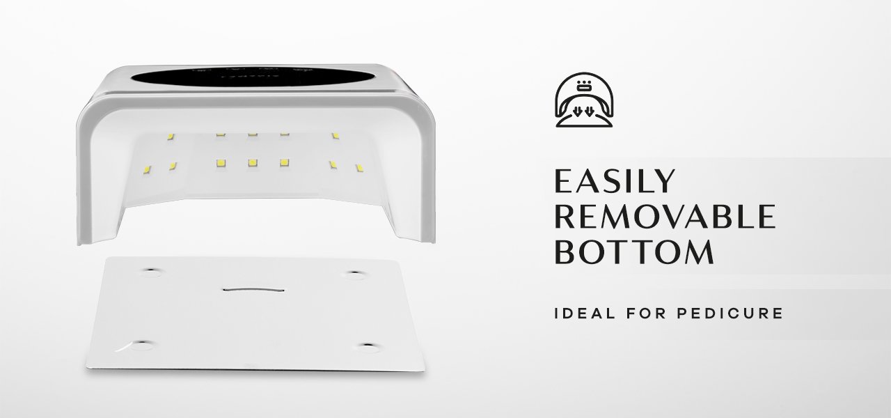 Lampe UV LED sans fil OCHO NAILS X22 avec batterie 1800 mAh pour stylistes ongulaires mobiles